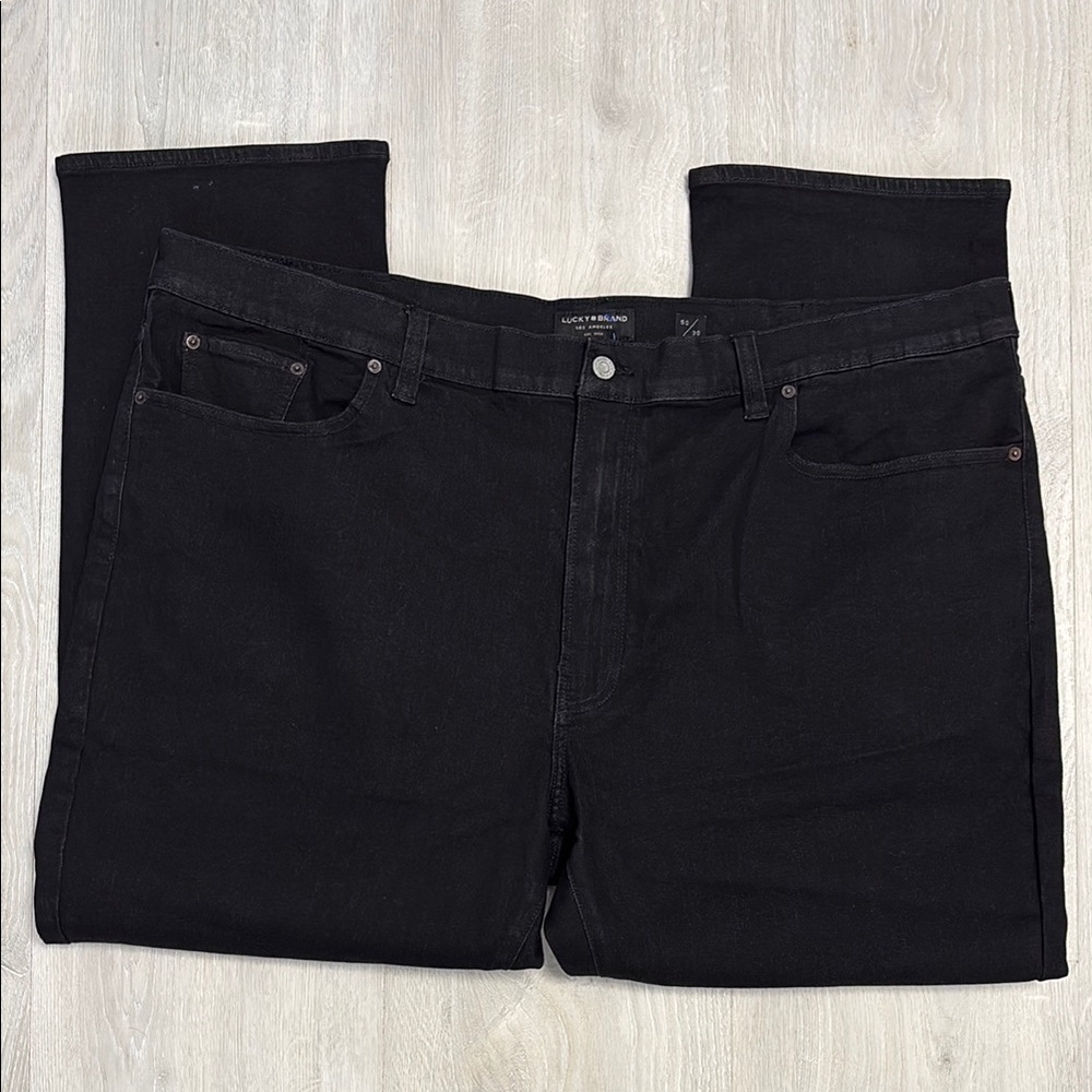 50/30 Lucky Brand Black athletic fit relaxed jeans